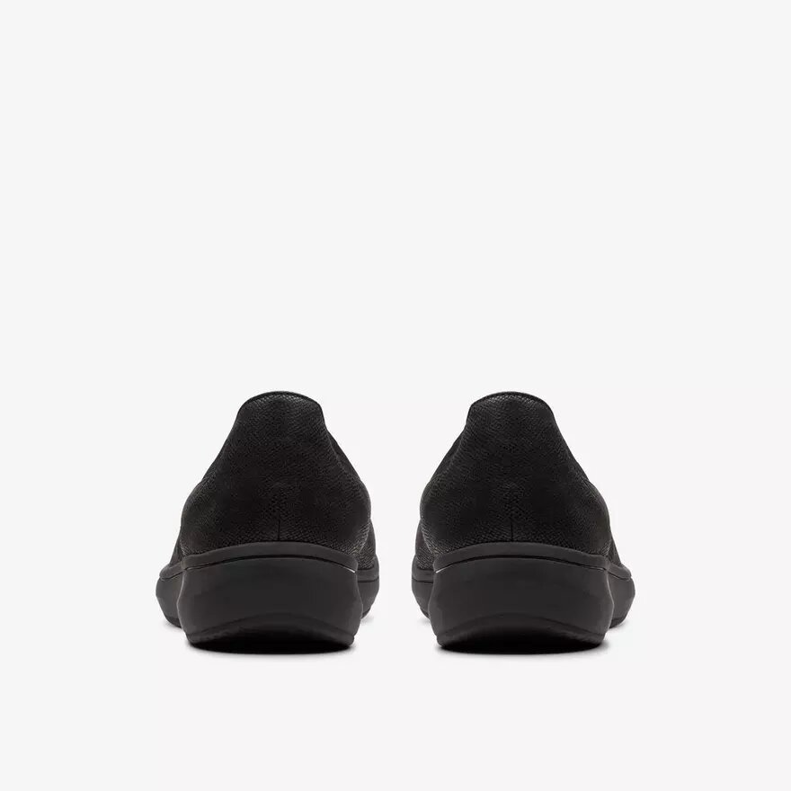Breezesky Air sort tekstil-Slip-ons til kvinder Breezesky Air sort tekstil-Slip-ons til kvinder