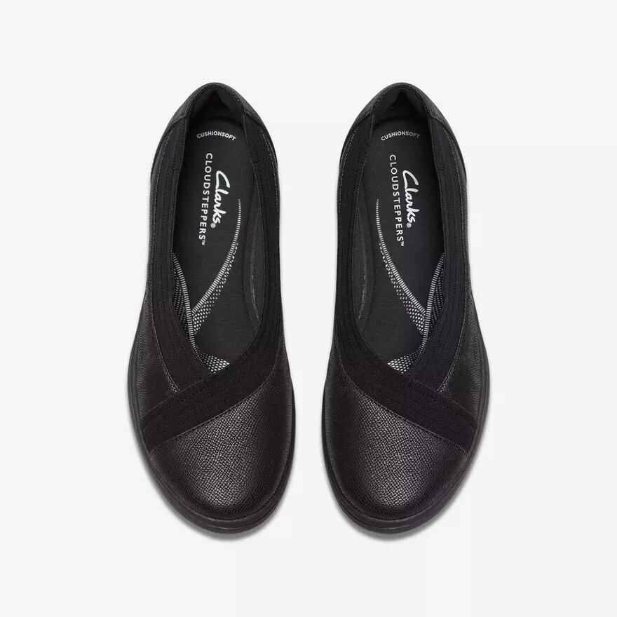 Breezesky Air sort tekstil-Slip-ons til kvinder Breezesky Air sort tekstil-Slip-ons til kvinder