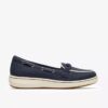 Breezesky Bay navyblå canvas-Loafers til kvinder Breezesky Bay navyblå canvas-Loafers til kvinder