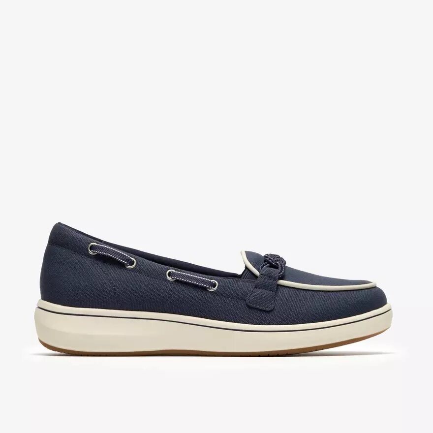 Breezesky Bay navyblå canvas-Loafers til kvinder Breezesky Bay navyblå canvas-Loafers til kvinder
