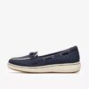 Breezesky Bay navyblå canvas-Loafers til kvinder Breezesky Bay navyblå canvas-Loafers til kvinder