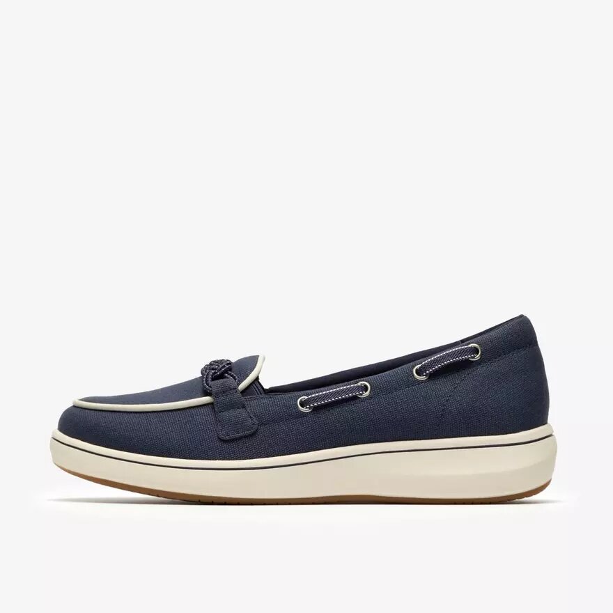 Breezesky Bay navyblå canvas-Loafers til kvinder Breezesky Bay navyblå canvas-Loafers til kvinder
