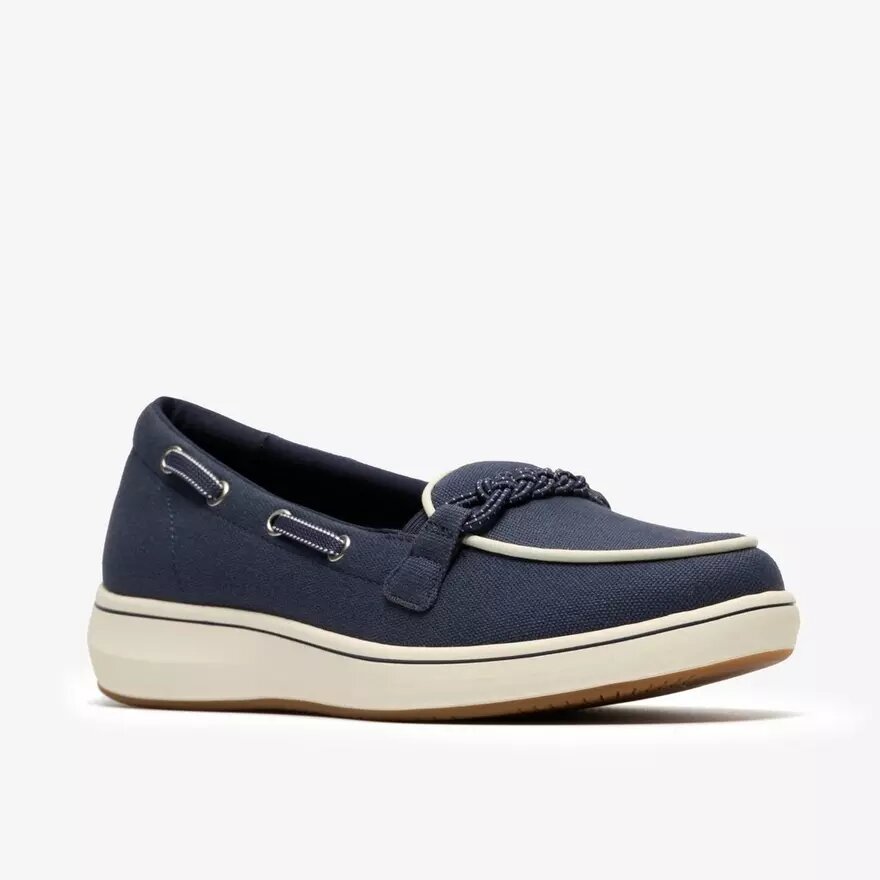 Breezesky Bay navyblå canvas-Loafers til kvinder Breezesky Bay navyblå canvas-Loafers til kvinder