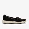 Breezesky Bay sorte canvas-Loafers til kvinder Breezesky Bay sorte canvas-Loafers til kvinder