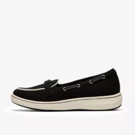 Breezesky Bay sorte canvas-Loafers til kvinder