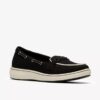 Breezesky Bay sorte canvas-Loafers til kvinder Breezesky Bay sorte canvas-Loafers til kvinder