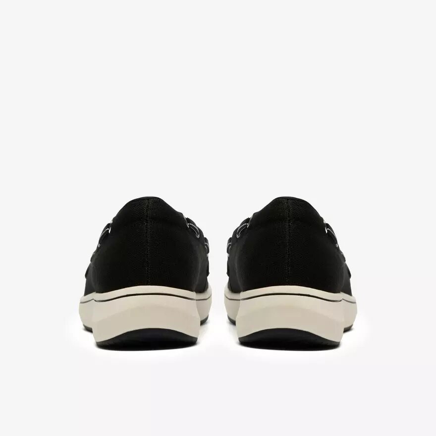 Breezesky Bay sorte canvas-Loafers til kvinder Breezesky Bay sorte canvas-Loafers til kvinder