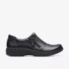 Carleigh Ray slip-ons i sort læder til kvinder Carleigh Ray slip-ons i sort læder til kvinder
