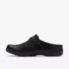 Carleigh Viola sort nubuck-træsko & mules til kvinder