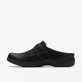 Carleigh Viola sort nubuck-træsko & mules til kvinder