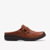 Carleigh Viola træsko & mules i britisk tan-farvet nubuck til kvinder Carleigh Viola træsko & mules i britisk tan-farvet nubuck til kvinder