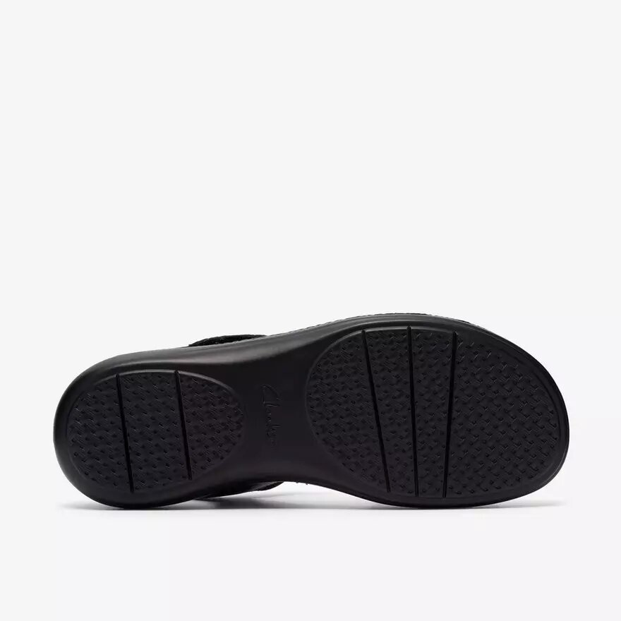 Cecily Mix – flade sandaler i sort kombination til kvinder Cecily Mix – flade sandaler i sort kombination til kvinder