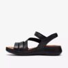 Cecily Mix – flade sandaler i sort kombination til kvinder Cecily Mix – flade sandaler i sort kombination til kvinder