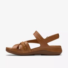 Cecily Rem-sandaler i tan farve for kvinder Cecily Rem-sandaler i tan farve for kvinder