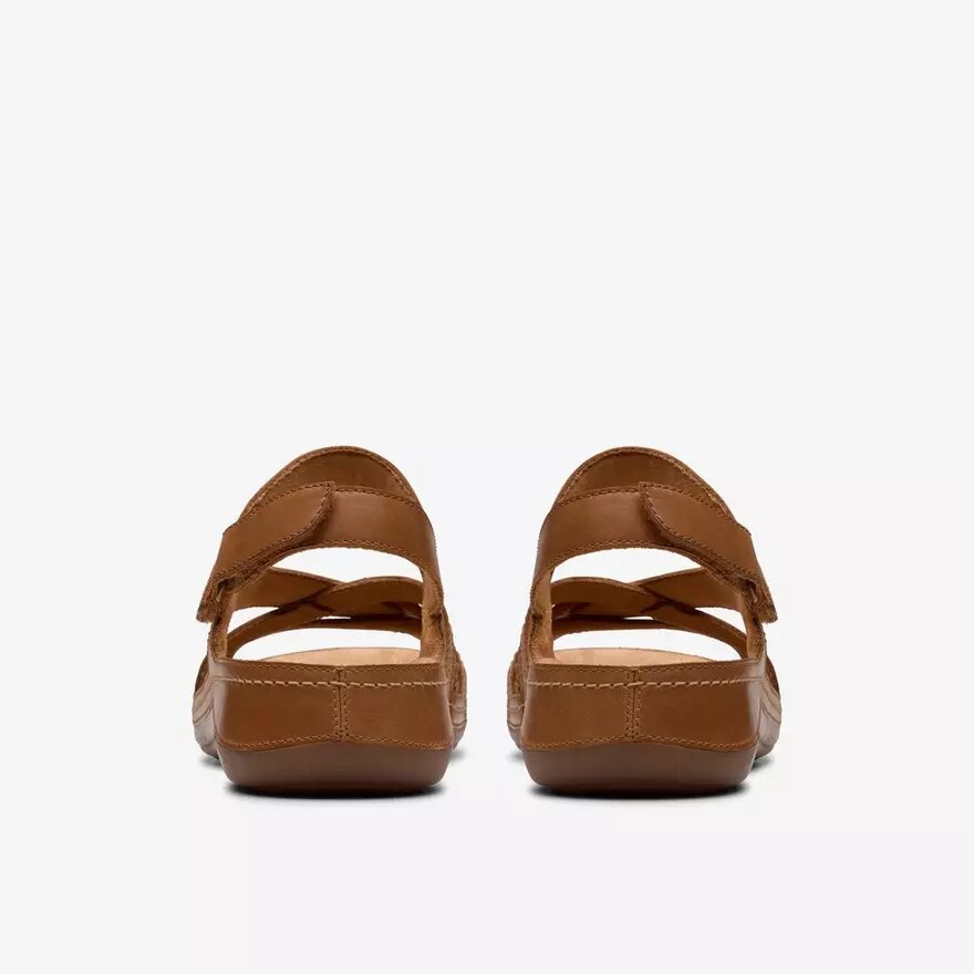 Cecily Rem-sandaler i tan farve for kvinder Cecily Rem-sandaler i tan farve for kvinder