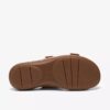 Cecily Step flade sandaler i beige nubuck til kvinder Cecily Step flade sandaler i beige nubuck til kvinder