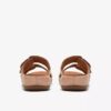 Cecily Step flade sandaler i beige nubuck til kvinder Cecily Step flade sandaler i beige nubuck til kvinder