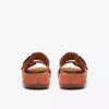 Cecily Step flade sandaler til kvinder i brændt orange Cecily Step flade sandaler til kvinder i brændt orange
