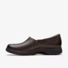 Certina Ease mørkebrune læderslip-ons til kvinder Certina Ease mørkebrune læderslip-ons til kvinder