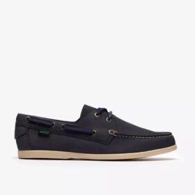 Charmouth Lace Navy sejlersko til mænd i nubuck