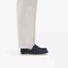Charmouth Lace Navy sejlersko til mænd i nubuck