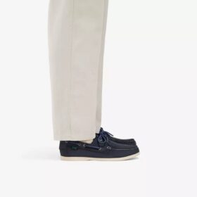 Charmouth Lace Navy sejlersko til mænd i nubuck