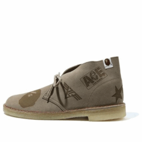Clarks x A Bathing Ape Desert støvler “Grey Embossed” 26149860 Clarks x A Bathing Ape Desert støvler “Grey Embossed” 26149860