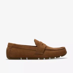 Corsley Bar Cola-loafers i ruskind til herre