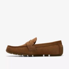 Corsley Bar Cola-loafers i ruskind til herre