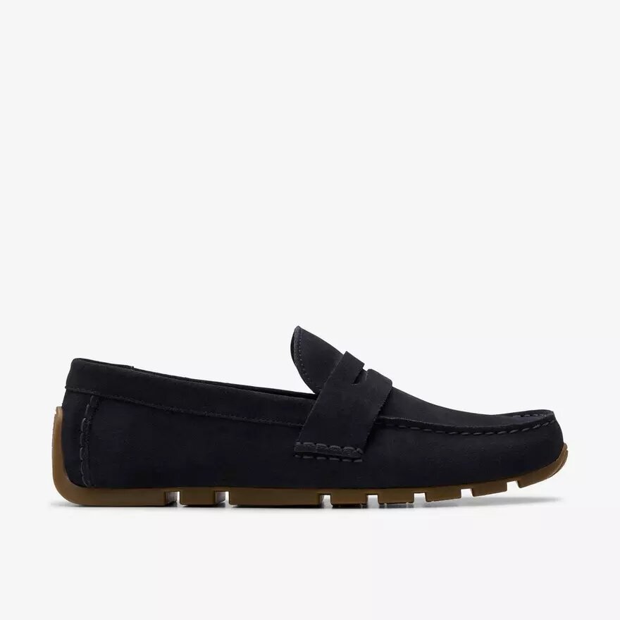 Corsley Bar navyfarvede ruskinds Loafers til herre Corsley Bar navyfarvede ruskinds Loafers til herre