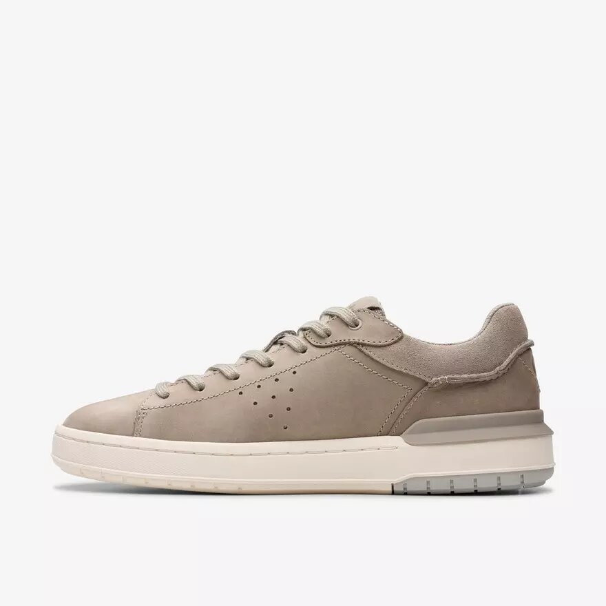 Courtlite2 Run grå nubuck-Sneakers til mænd | clarks Courtlite2 Run grå nubuck-Sneakers til mænd | clarks