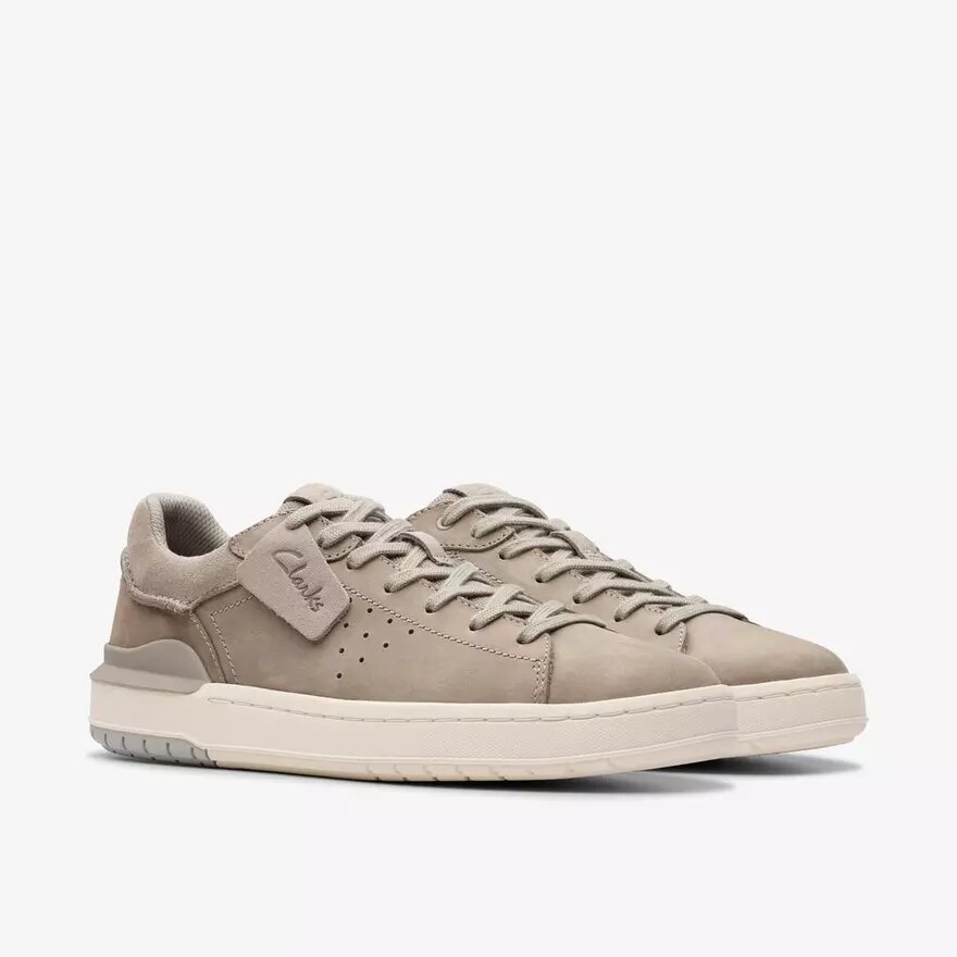 Courtlite2 Run grå nubuck-Sneakers til mænd | clarks Courtlite2 Run grå nubuck-Sneakers til mænd | clarks
