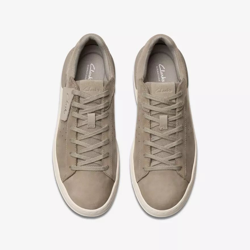 Courtlite2 Run grå nubuck-Sneakers til mænd | clarks Courtlite2 Run grå nubuck-Sneakers til mænd | clarks