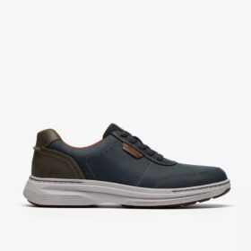 Craftwell Lace herresko i navyblåt læder