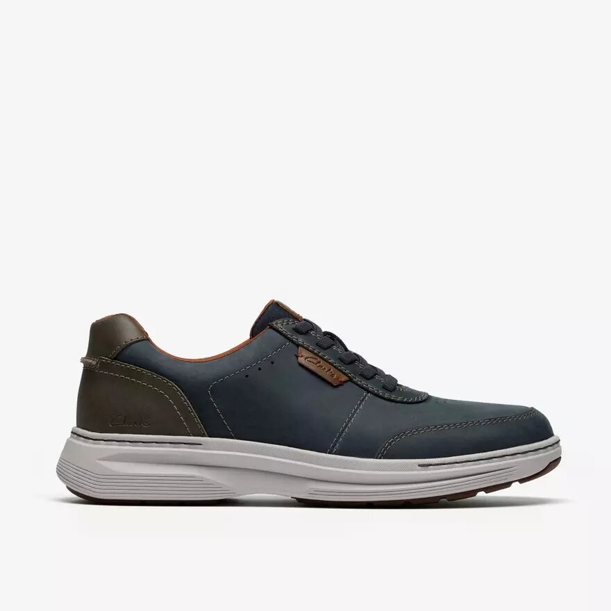 Craftwell Lace herresko i navyblåt læder Craftwell Lace herresko i navyblåt læder