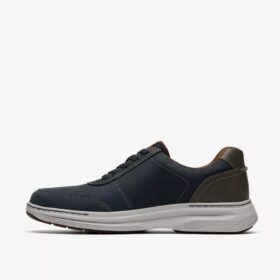 Craftwell Lace herresko i navyblåt læder