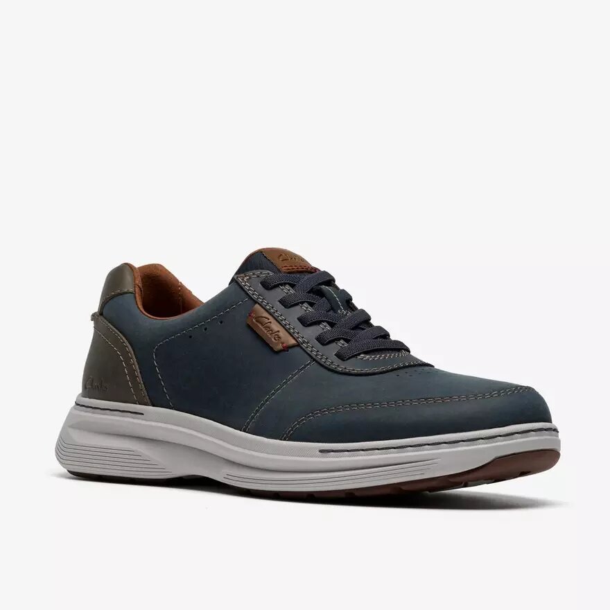 Craftwell Lace herresko i navyblåt læder Craftwell Lace herresko i navyblåt læder