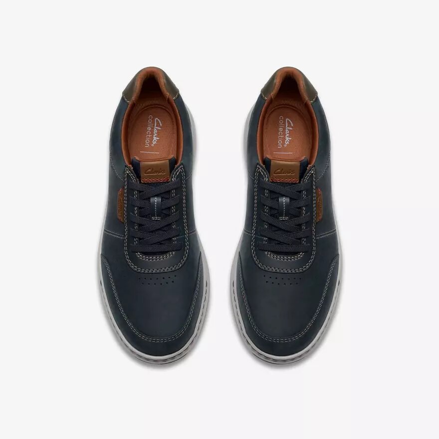 Craftwell Lace herresko i navyblåt læder Craftwell Lace herresko i navyblåt læder