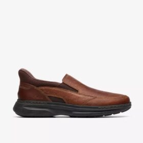 Craftwell Step brune Tumb slip-on-sko til mænd