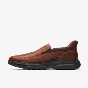 Craftwell Step brune Tumb slip-on-sko til mænd