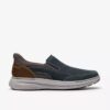 Craftwell Step Slip-on til mænd i marineblåt læder Craftwell Step Slip-on til mænd i marineblåt læder