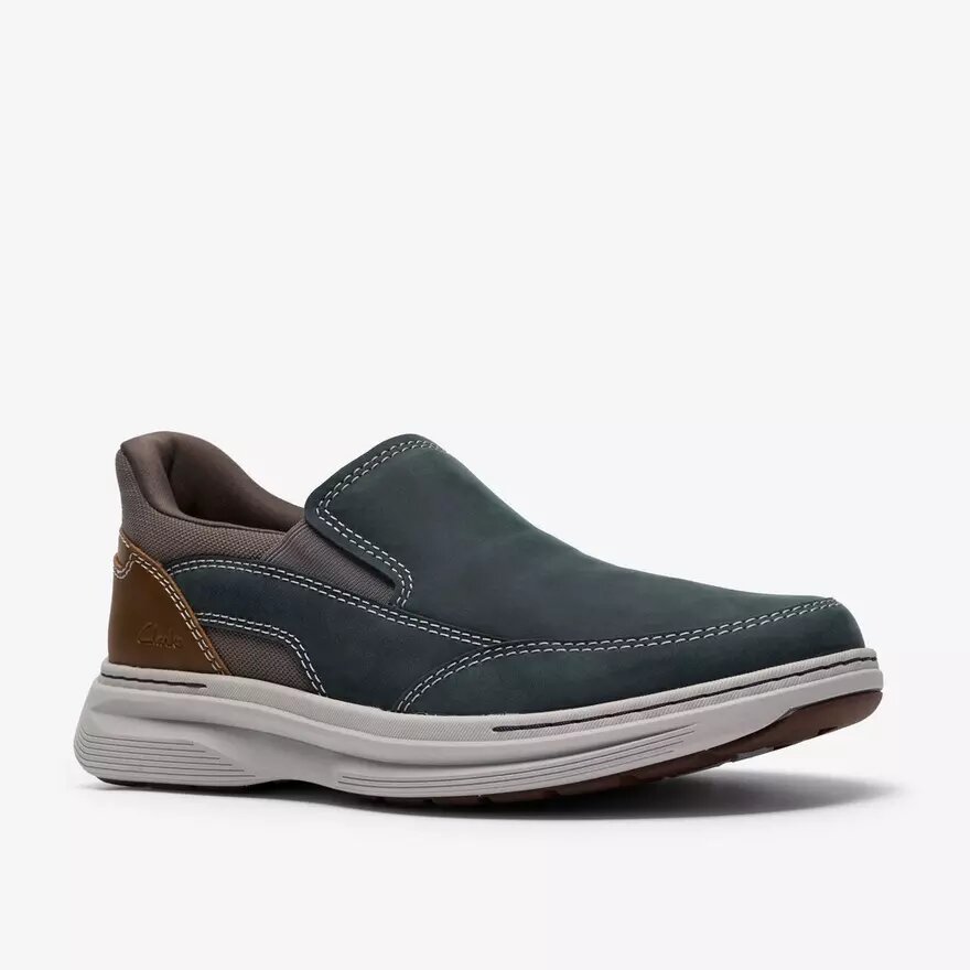 Craftwell Step Slip-on til mænd i marineblåt læder Craftwell Step Slip-on til mænd i marineblåt læder