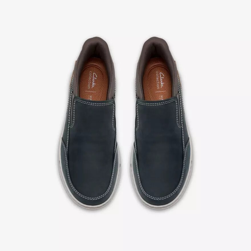 Craftwell Step Slip-on til mænd i marineblåt læder Craftwell Step Slip-on til mænd i marineblåt læder