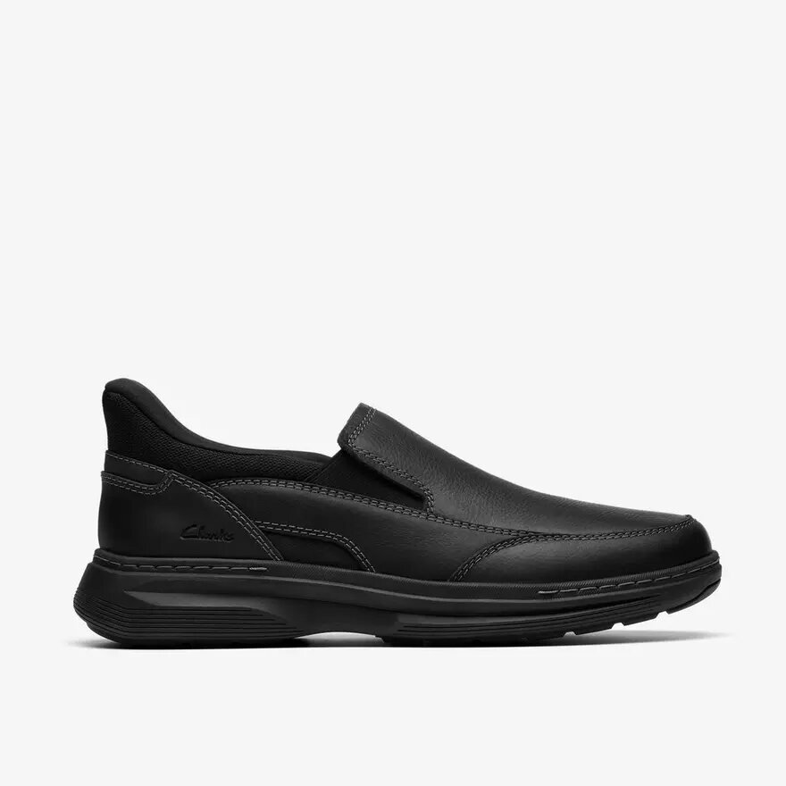 Craftwell Step sorte, tumlede Slip-ons til mænd Craftwell Step sorte, tumlede Slip-ons til mænd