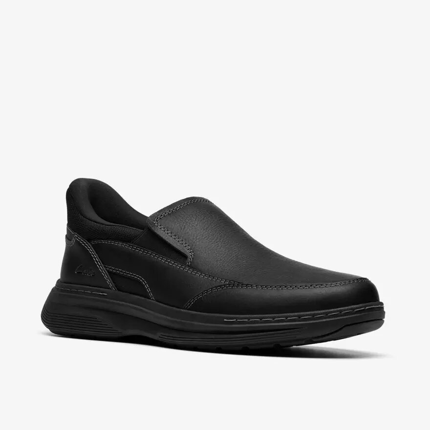 Craftwell Step sorte, tumlede Slip-ons til mænd Craftwell Step sorte, tumlede Slip-ons til mænd