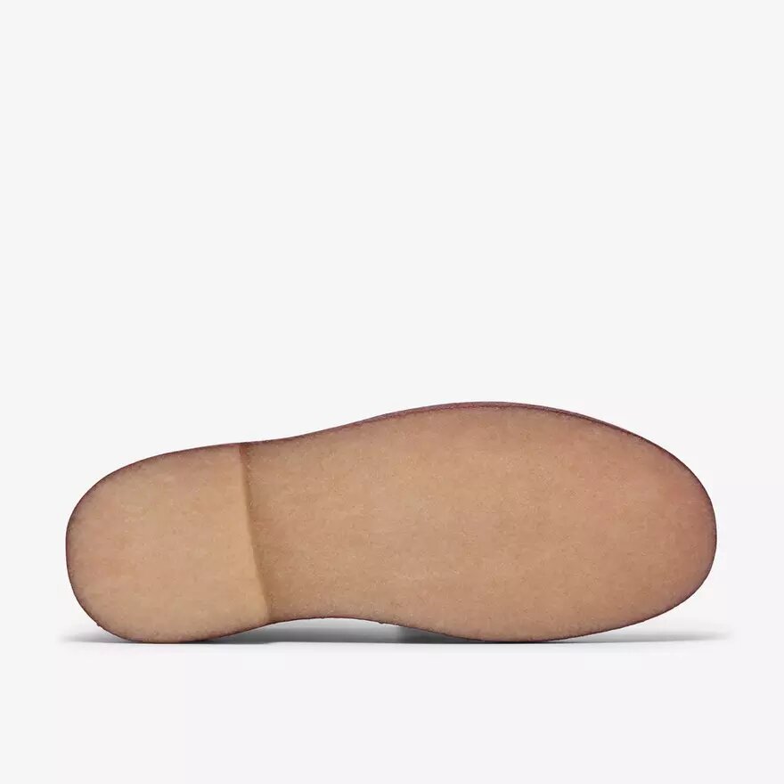 Desert Boot til mænd i hvidt læder Desert Boot til mænd i hvidt læder