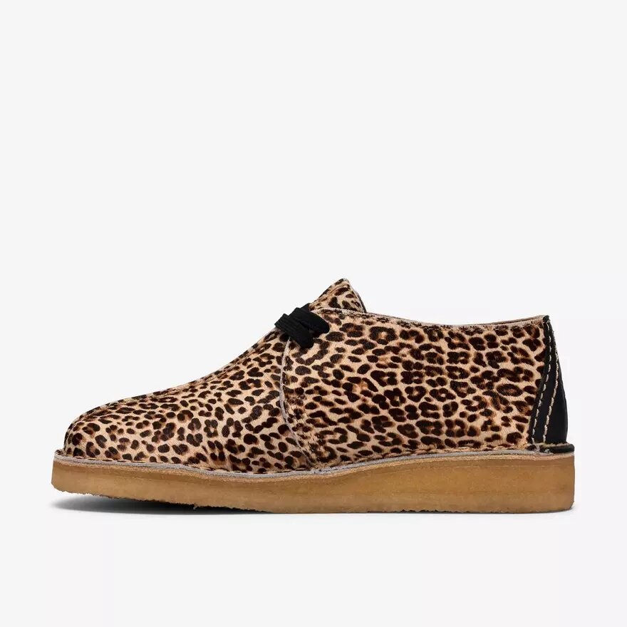 Desert Trek-sko til kvinder med leopardmønster Desert Trek-sko til kvinder med leopardmønster