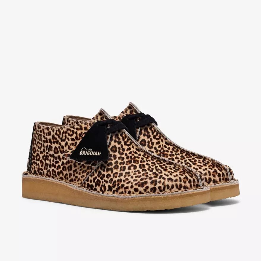Desert Trek-sko til kvinder med leopardmønster Desert Trek-sko til kvinder med leopardmønster