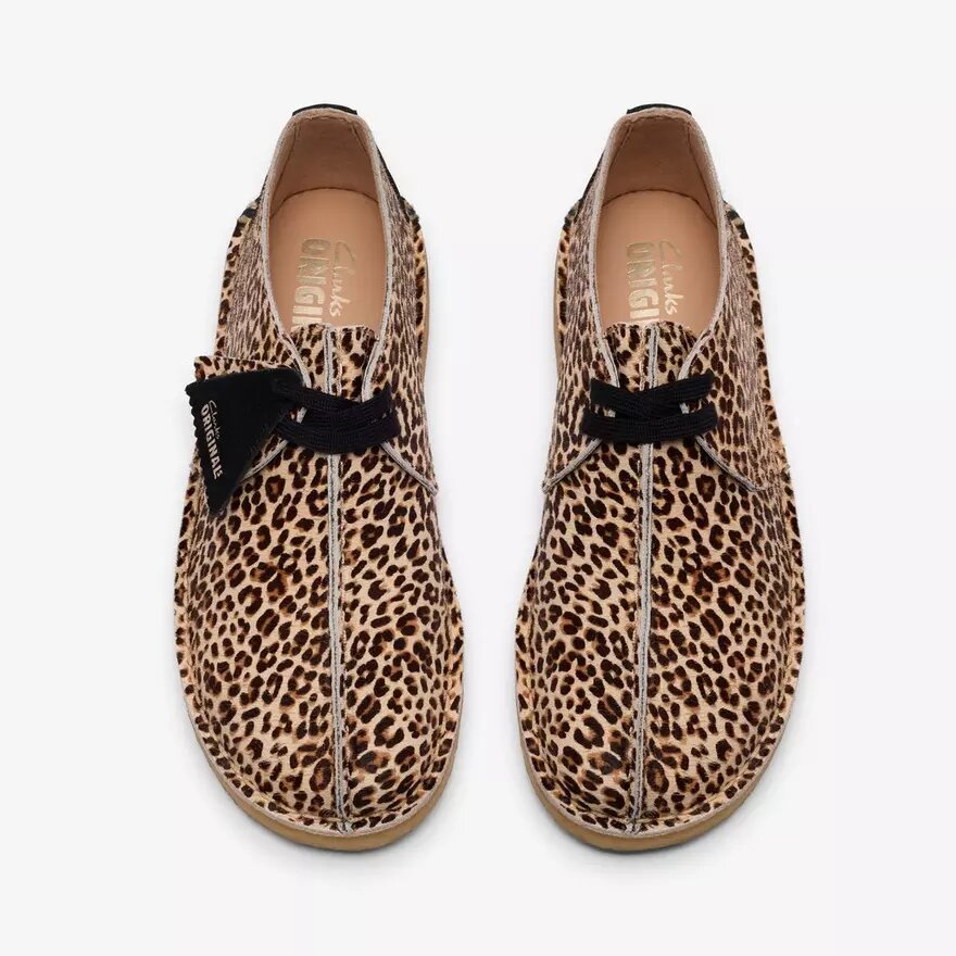 Desert Trek-sko til kvinder med leopardmønster Desert Trek-sko til kvinder med leopardmønster