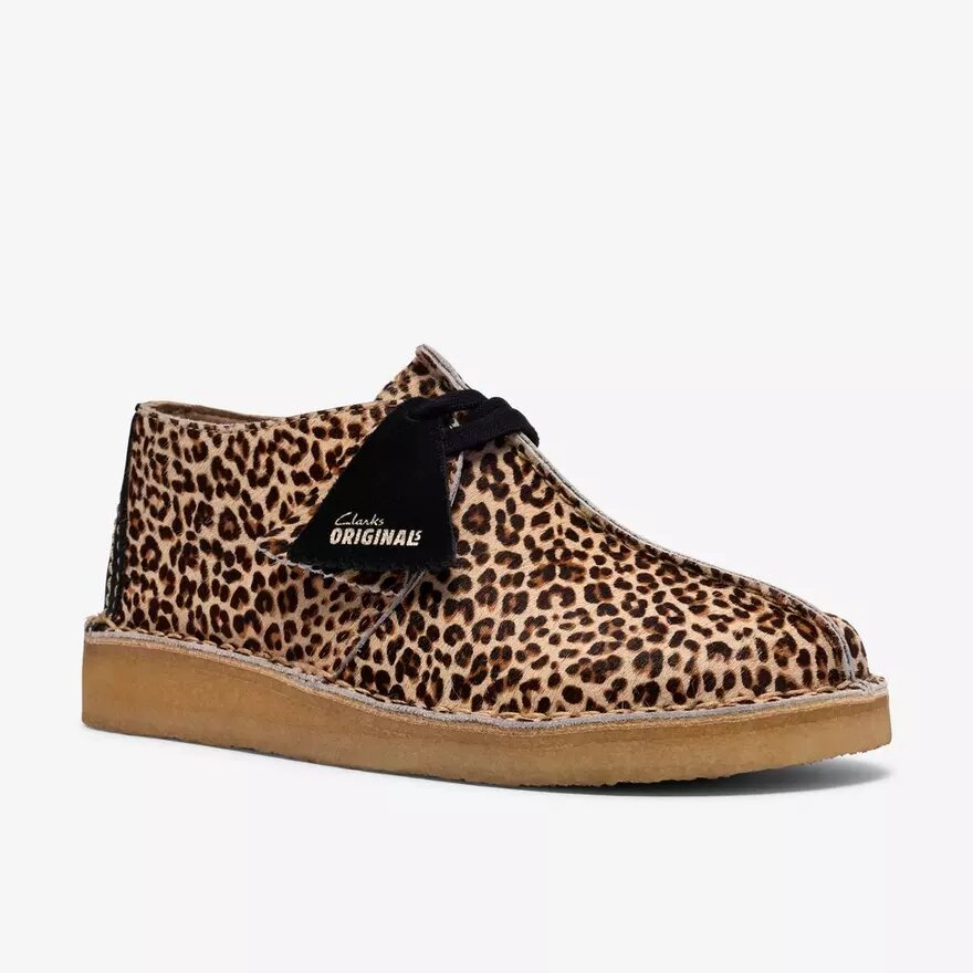 Desert Trek-sko til kvinder med leopardmønster Desert Trek-sko til kvinder med leopardmønster